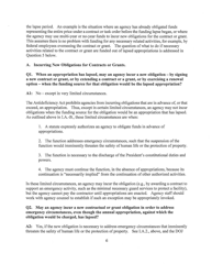 M-13-22 - Memorandum for the Heads of Executive Departments and Agencies (Planning for Agency Operations During a Potential Lapse in Appropriations), Page 6