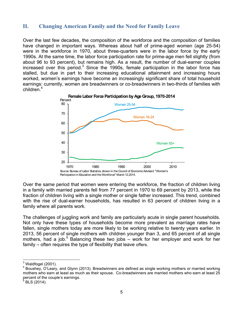 The Economics of Paid and Unpaid Leave - the Council of Economic Advisers, Page 6