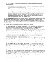 Memorandum (Compendium of Animal Rabies Prevention and Control, 2011) - National Association of State Public Health Veterinarians, Inc., Page 7