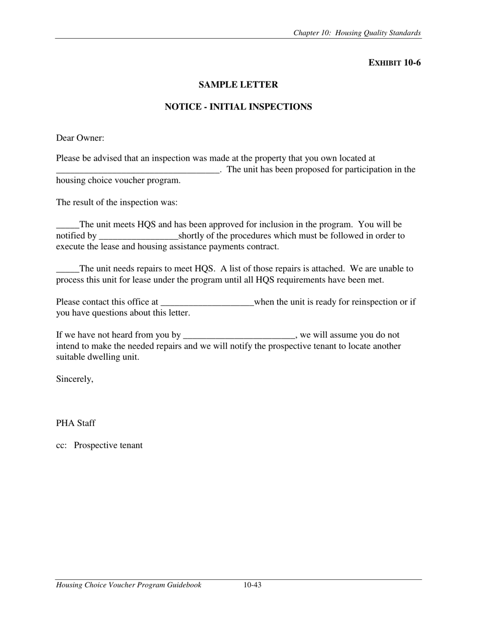 Chapter 10: Housing Quality Standards - Housing Choice Voucher Program Guidebook, Page 45
