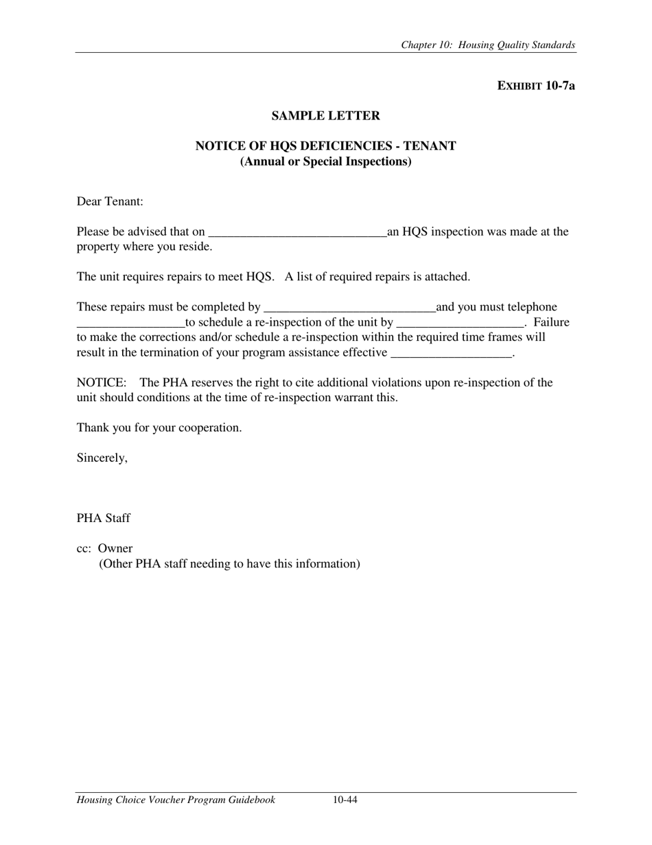 Chapter 10: Housing Quality Standards - Housing Choice Voucher Program Guidebook, Page 46