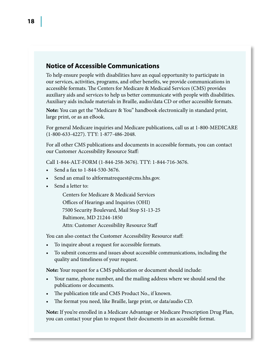 Medicare Hospice Benefits, Page 18