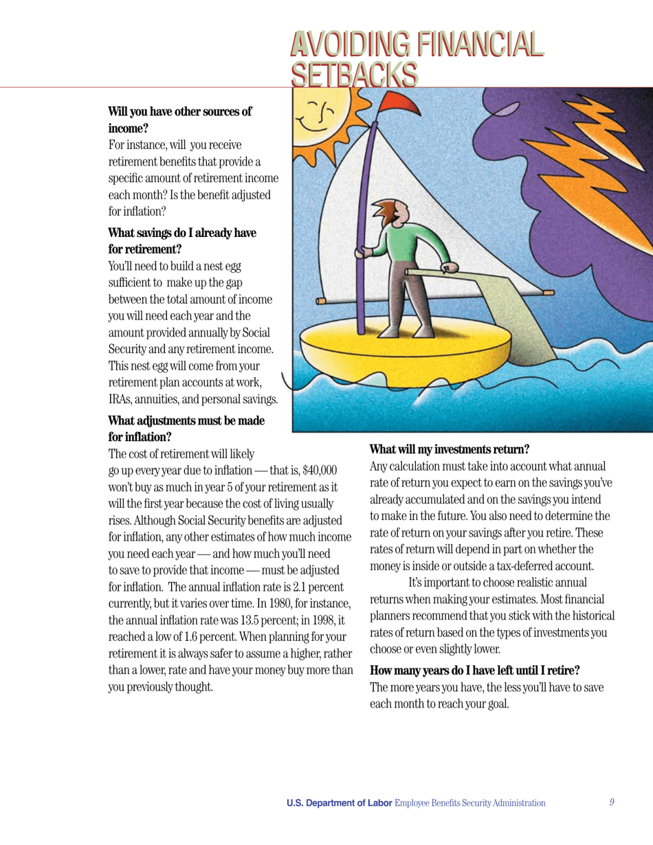 Savings Fitness: a Guide to Your Money and Your Financial Future, Page 11