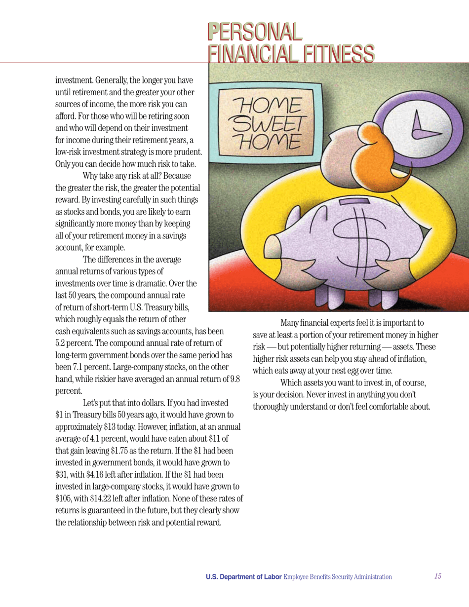 Savings Fitness: a Guide to Your Money and Your Financial Future, Page 17