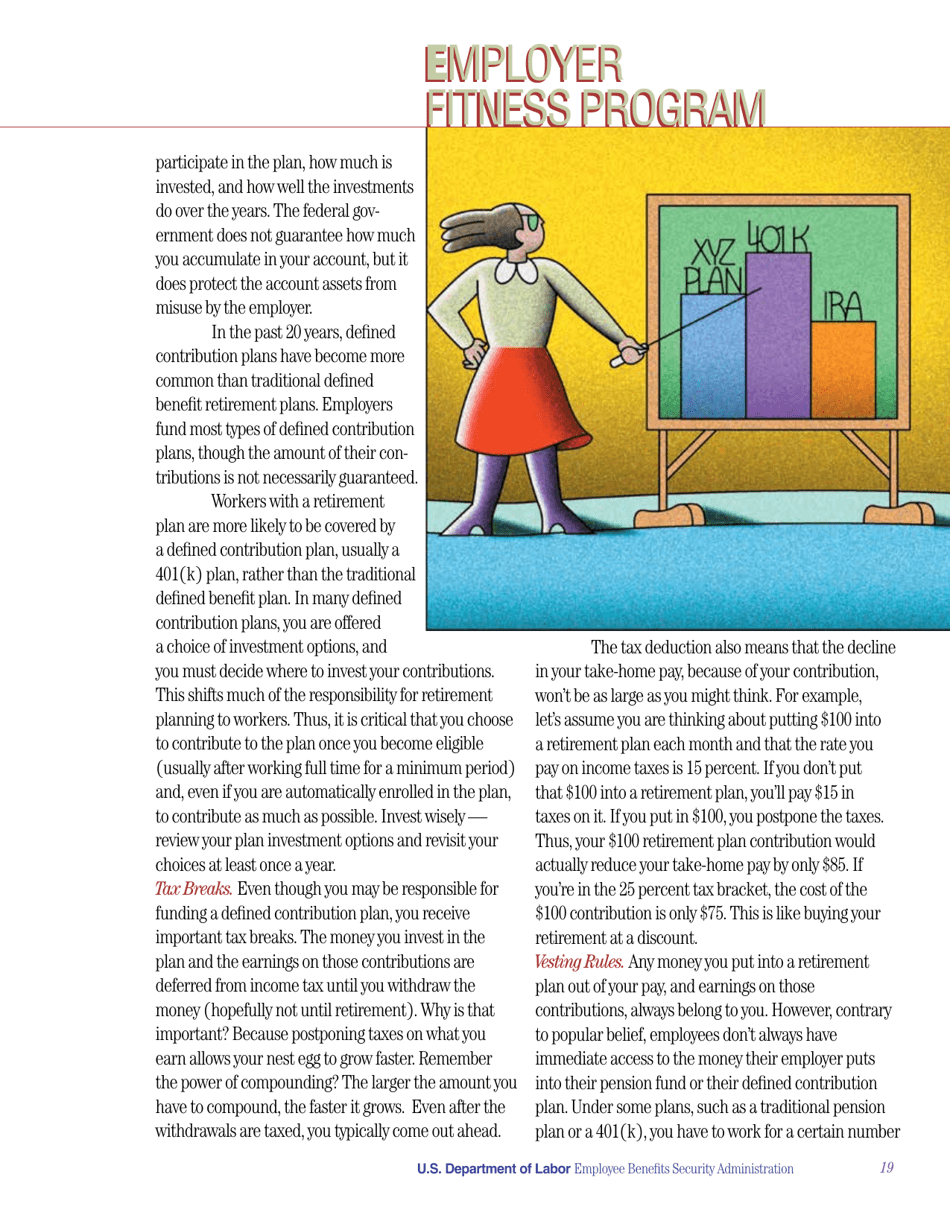 Savings Fitness: a Guide to Your Money and Your Financial Future, Page 21