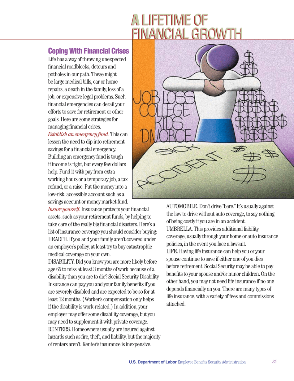 Savings Fitness: a Guide to Your Money and Your Financial Future, Page 27