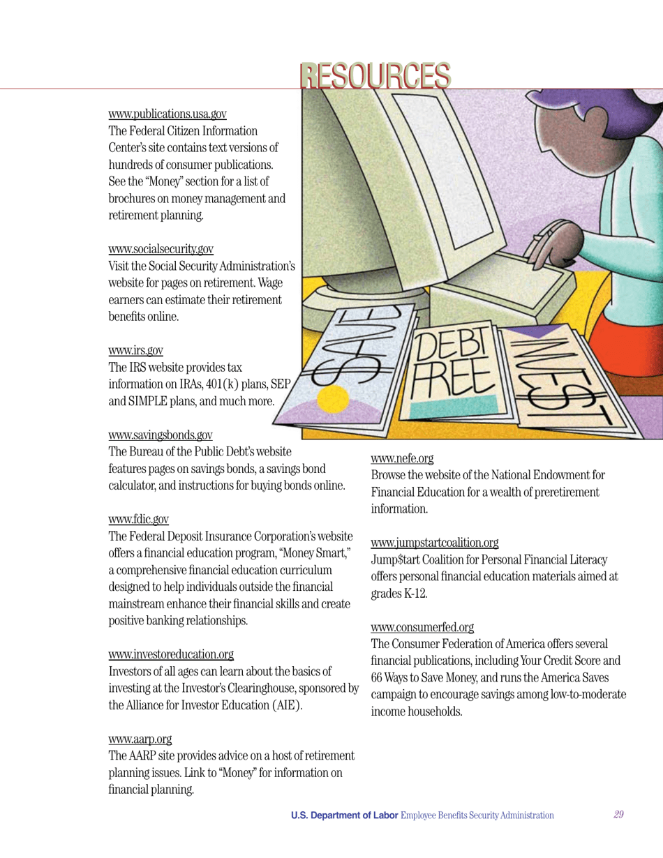 Savings Fitness: a Guide to Your Money and Your Financial Future, Page 31