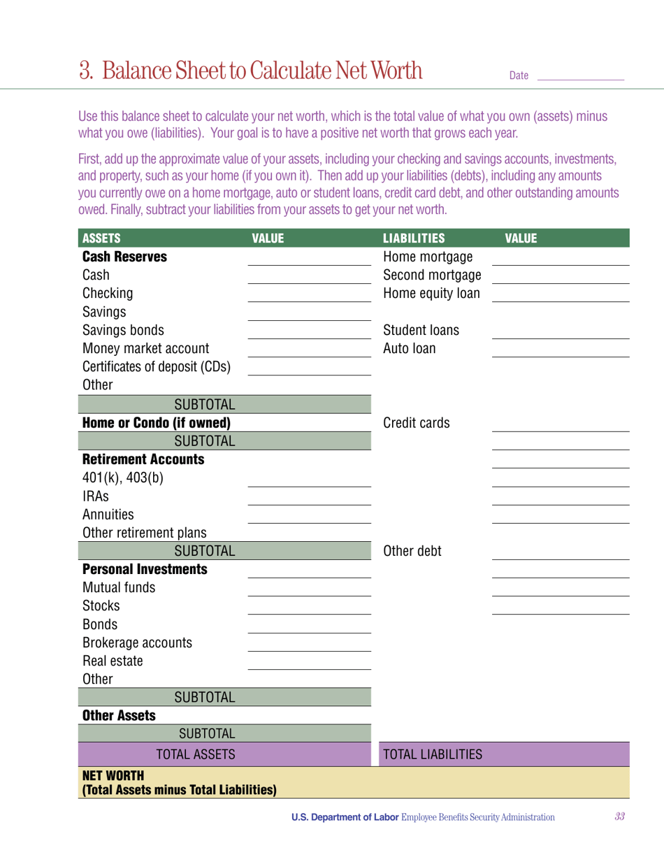 Savings Fitness: a Guide to Your Money and Your Financial Future, Page 35