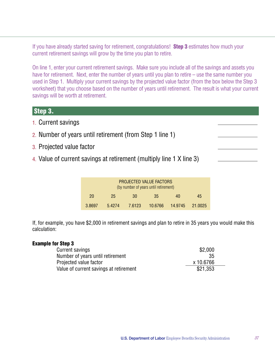 Savings Fitness: a Guide to Your Money and Your Financial Future, Page 39