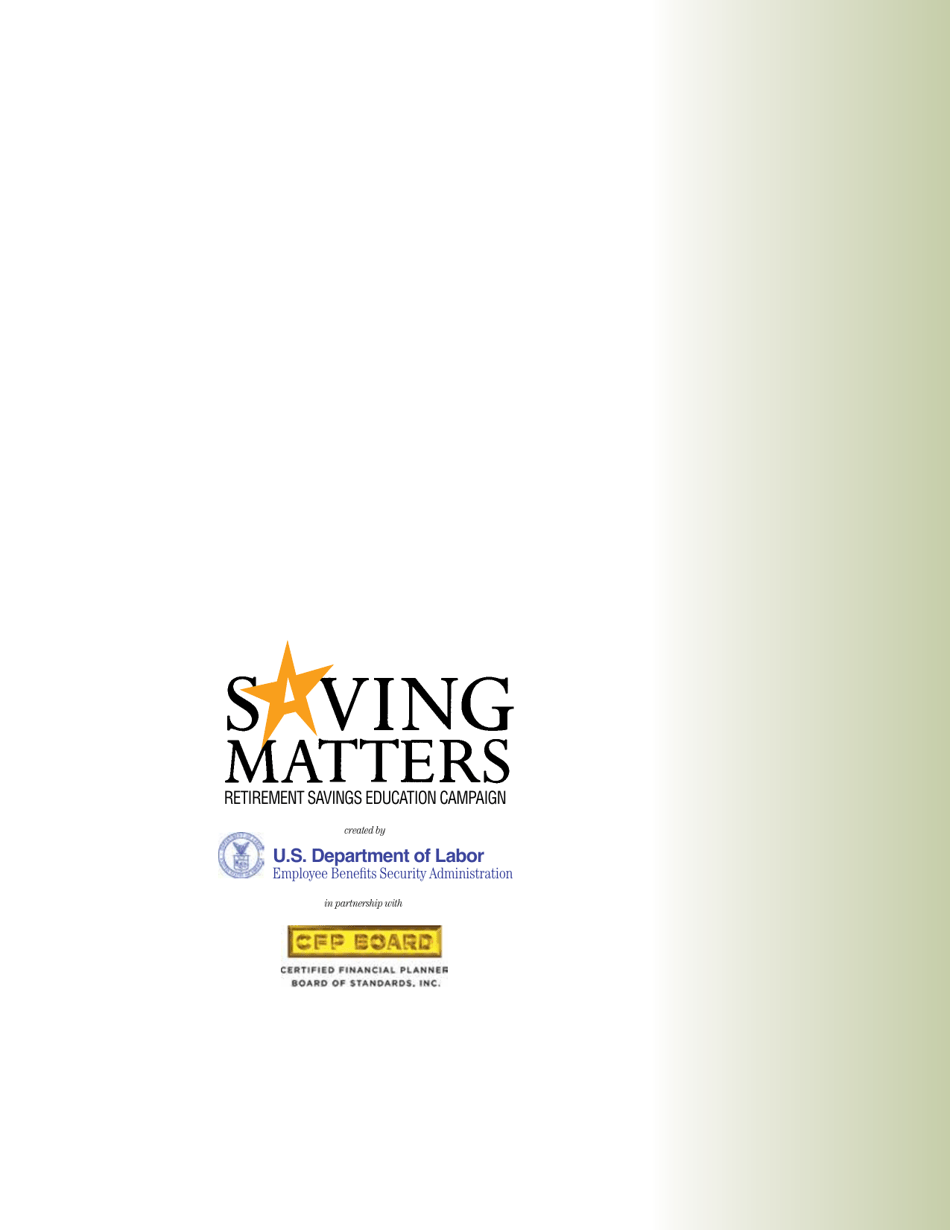 Savings Fitness: a Guide to Your Money and Your Financial Future, Page 47