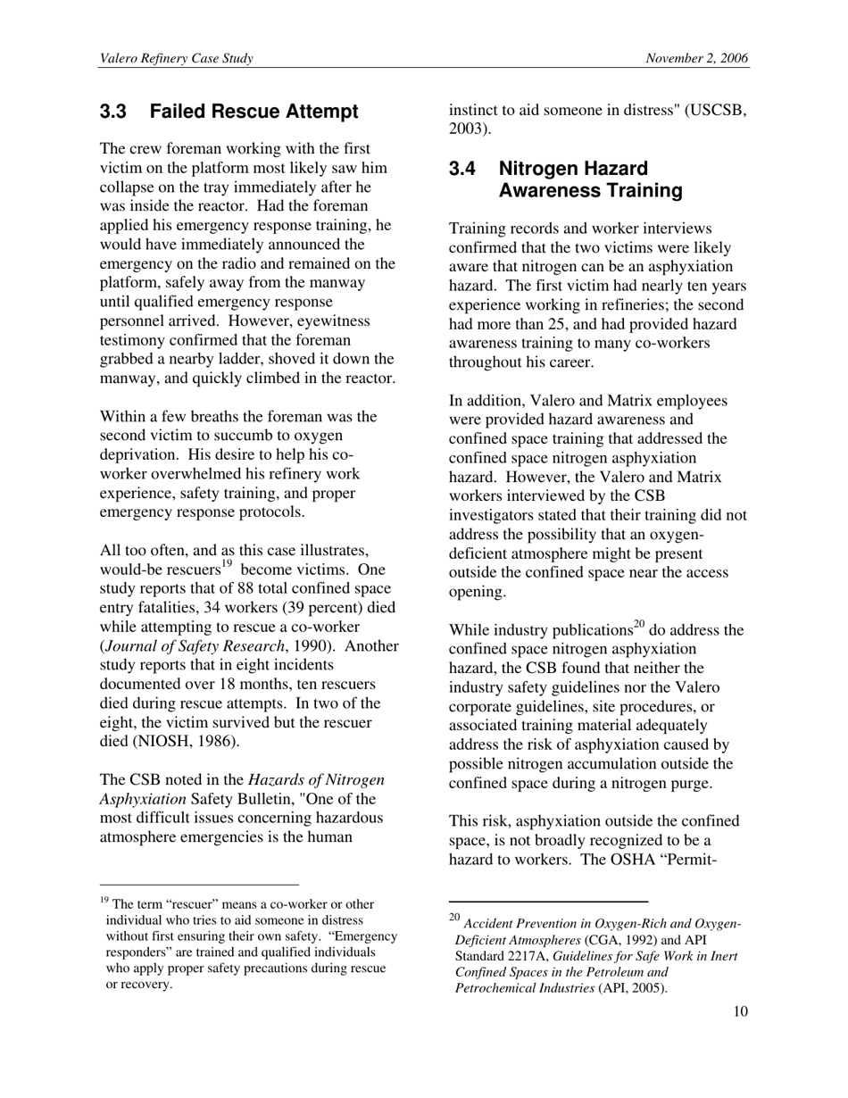 Case Study: Confined Space Entry - Worker and Would-Be Rescuer Asphyxiated (2006-02-i-De), Page 10