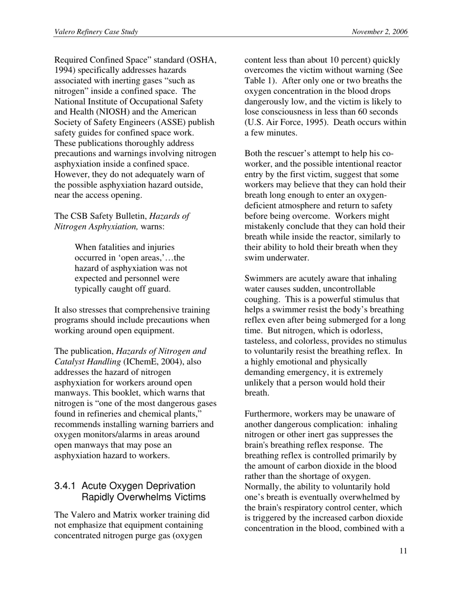 Case Study: Confined Space Entry - Worker and Would-Be Rescuer Asphyxiated (2006-02-i-De), Page 11