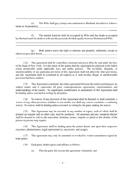 Premarital Agreement Template, Page 5