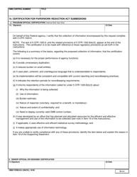 OMB Form 83-I Paperwork Reduction Act Submission, Page 2