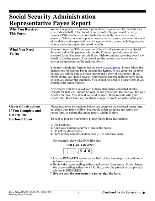 Ssa 623 Printable Form Customize And Print