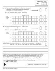 Form SSA-455-OCR-SM Disability Update Report, Page 6