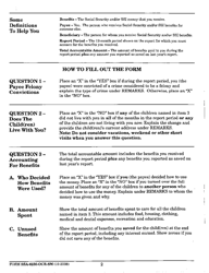 Form SSA-6230-OCR-SM Representative Payee Report, Page 2