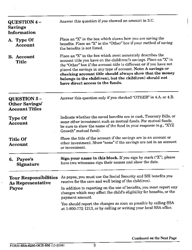 Form SSA-6230-OCR-SM Representative Payee Report, Page 3