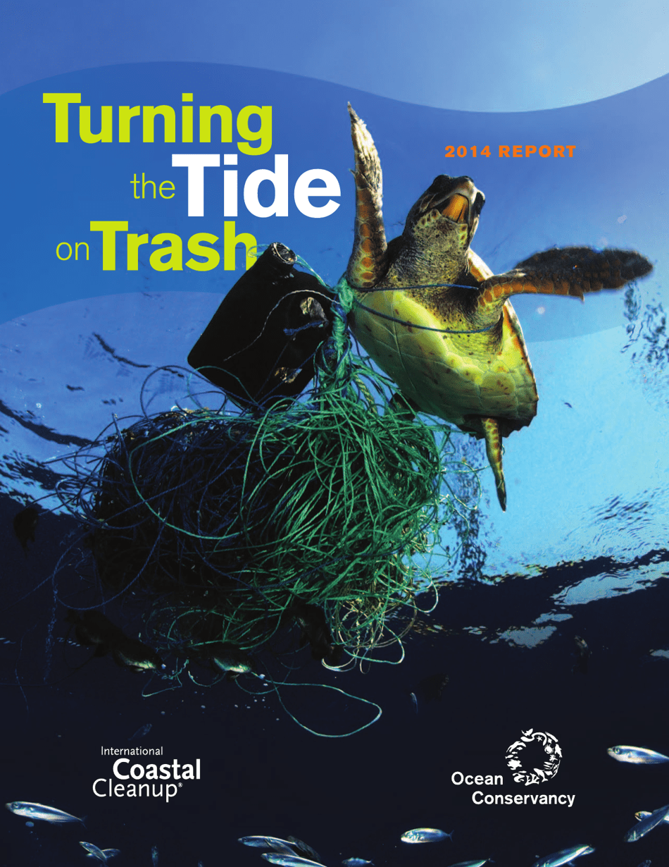 Turning the Tide on Trash - Box with Ocean Conservancy Logo