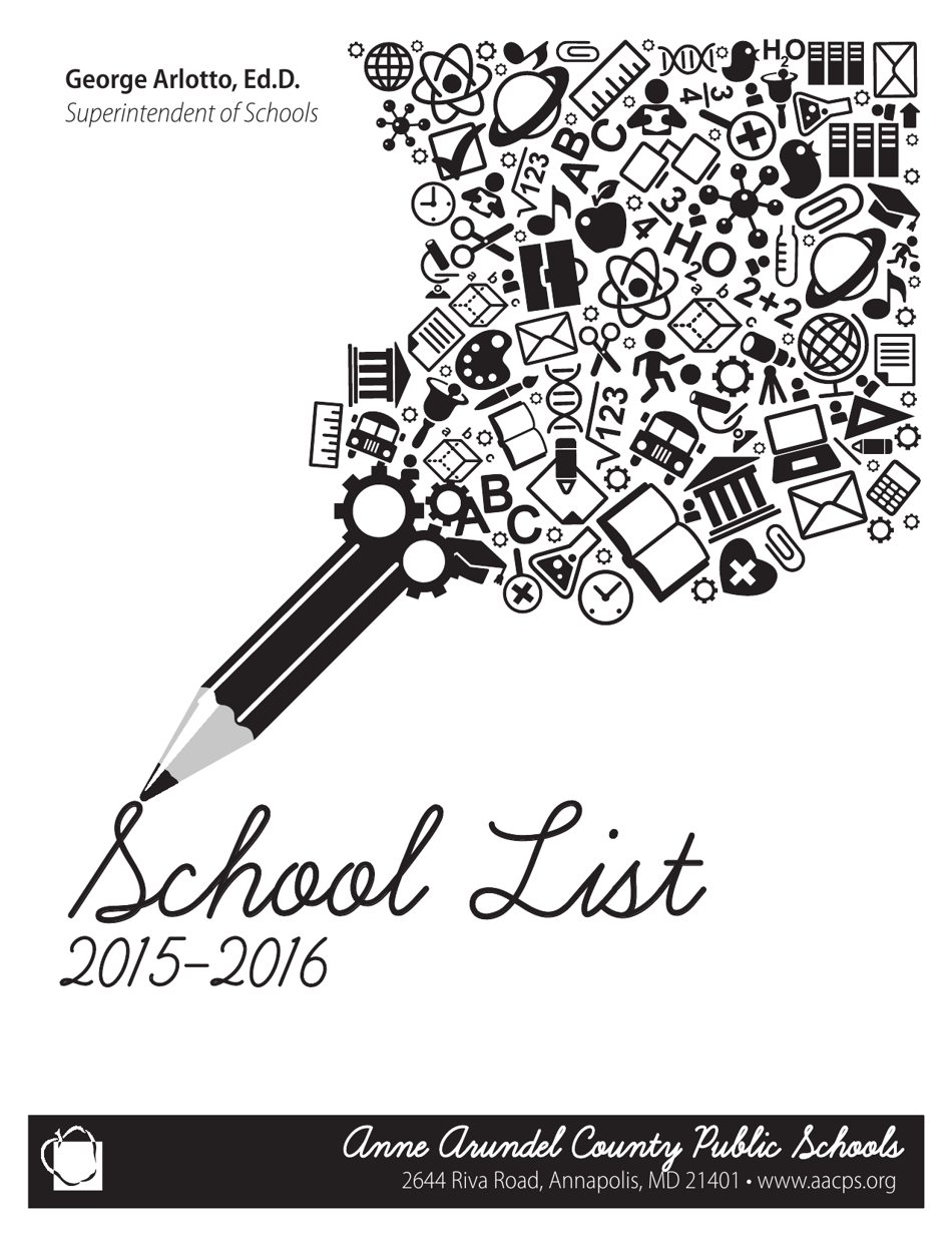 2015-2016 School List - Anne Arundel County Public Schools Preview