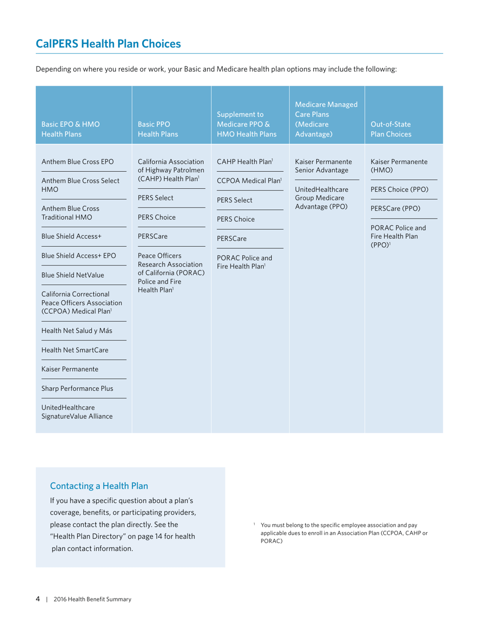 Health Benefit Summary - California, Page 7