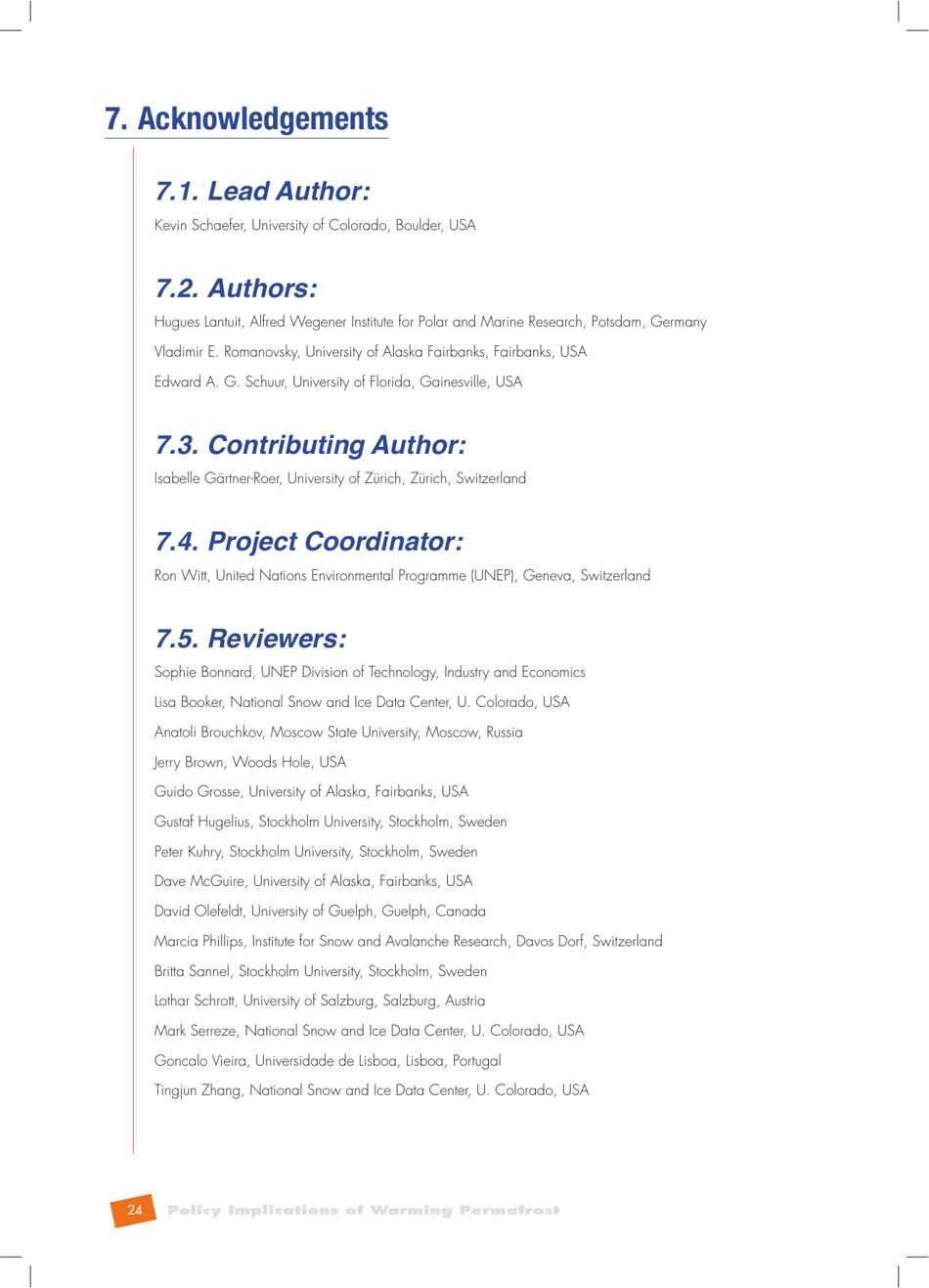 Policy Implications of Warming Permafrost - United Nations Environment Programme (Unep), Page 31