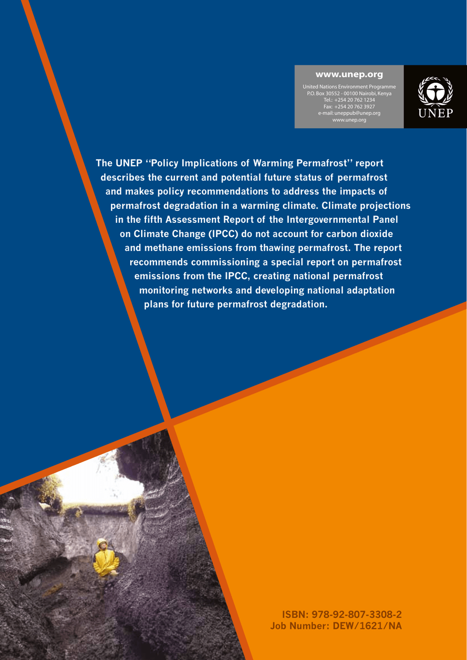 Policy Implications of Warming Permafrost - United Nations Environment Programme (Unep), Page 38