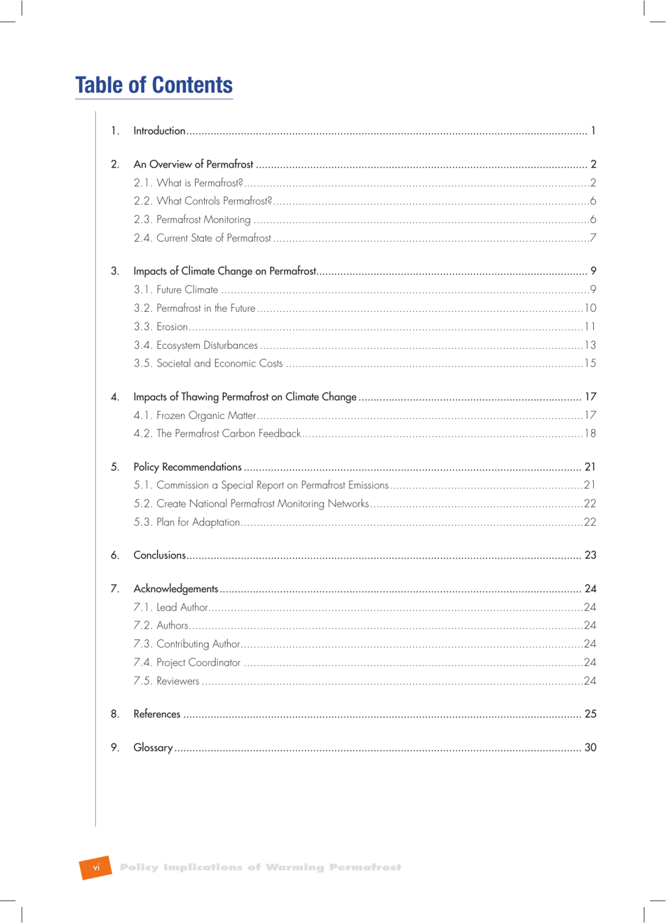 Policy Implications of Warming Permafrost - United Nations Environment Programme (Unep), Page 7