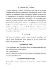 Last Will and Testament Template - Alabama, Page 5