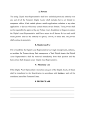 Last Will and Testament Template - Alabama, Page 8