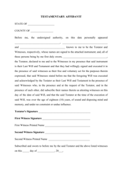 Last Will and Testament Template - California, Page 15
