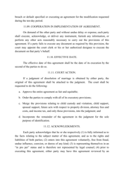Divorce Agreement Template, Page 18