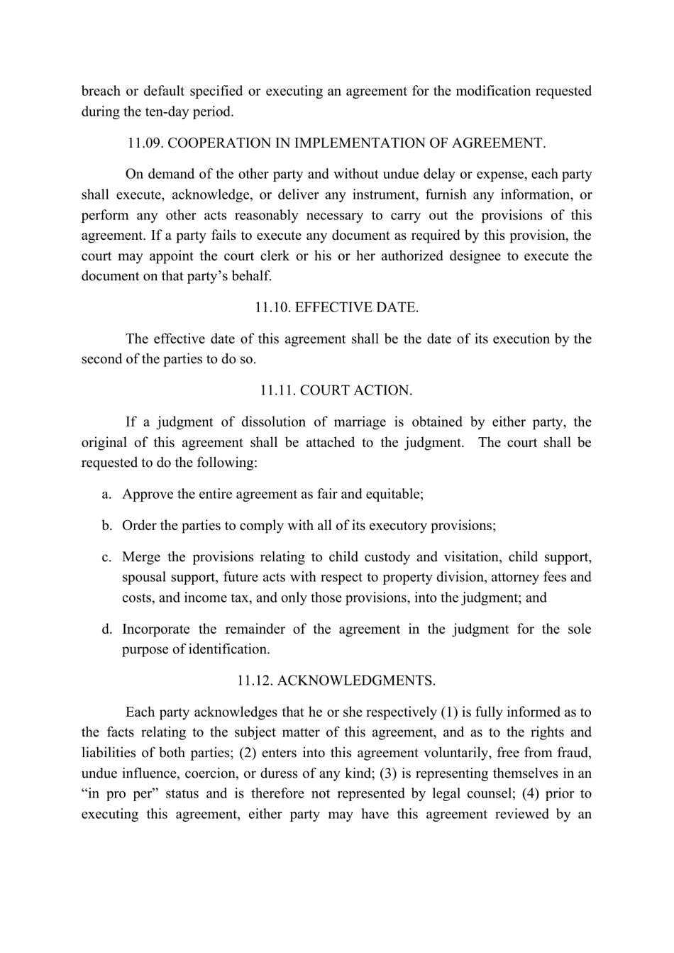 Divorce Agreement Template Fill Out Sign Online And Download Pdf Templateroller 8102