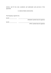 Divorce Agreement Template, Page 19