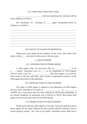Divorce Agreement Template, Page 3