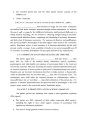 Divorce Agreement Template, Page 5