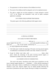 Divorce Agreement Template, Page 6