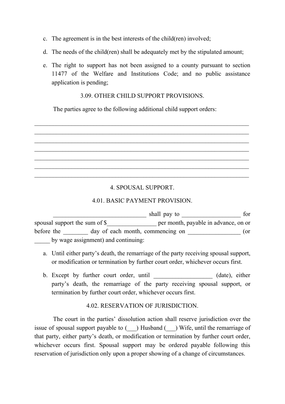 Divorce Agreement Template Fill Out Sign Online And Download Pdf Templateroller 8409