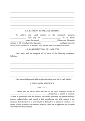 Divorce Agreement Template, Page 9
