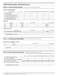 PS Form 3602-R Postage Statement - USPS Marketing Mail, Page 11