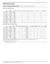 PS Form 3602-R Postage Statement - USPS Marketing Mail, Page 7