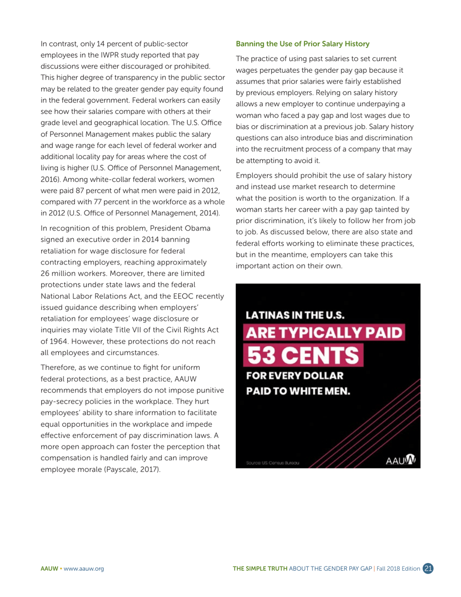 The Simple Truth About the Gender Pay Gap - American Association of University Women, Page 21