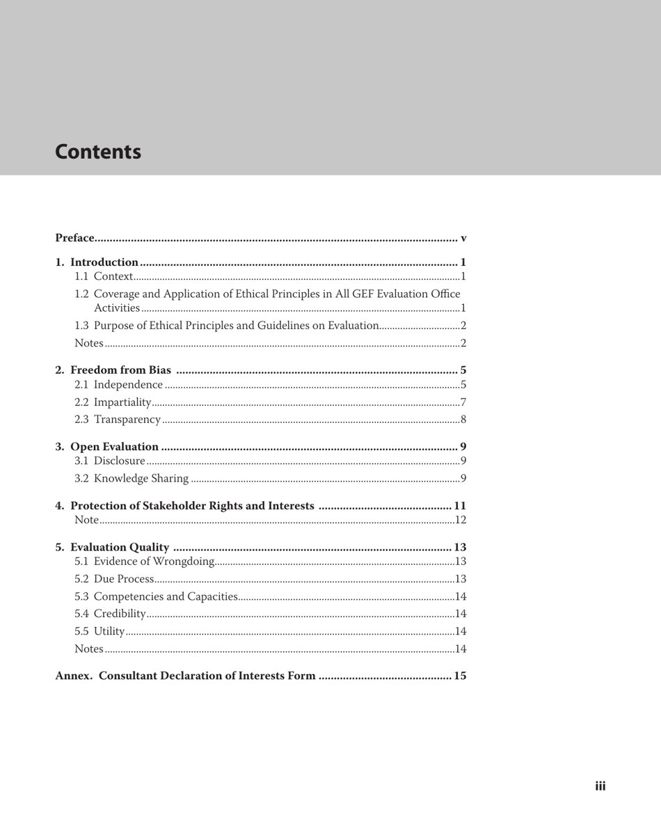 Gef Evaluation Office Ethical Guidelines, Page 5