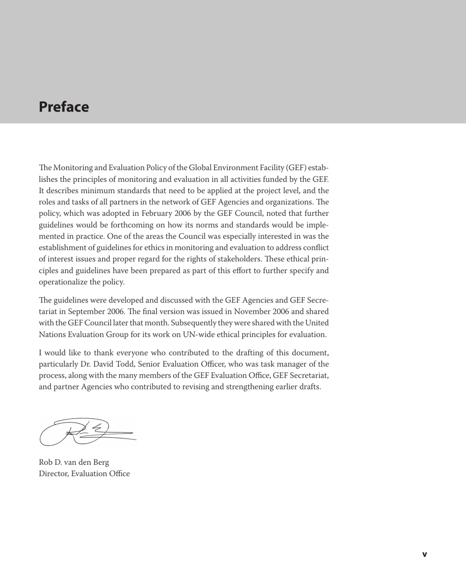 Gef Evaluation Office Ethical Guidelines, Page 7