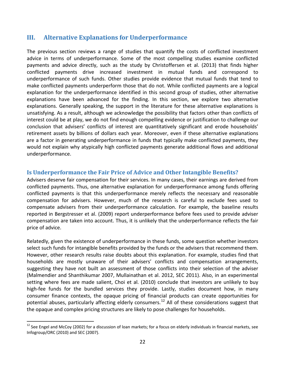 The Effects of Conflicted Investment Advice on Retirement Savings, Page 23
