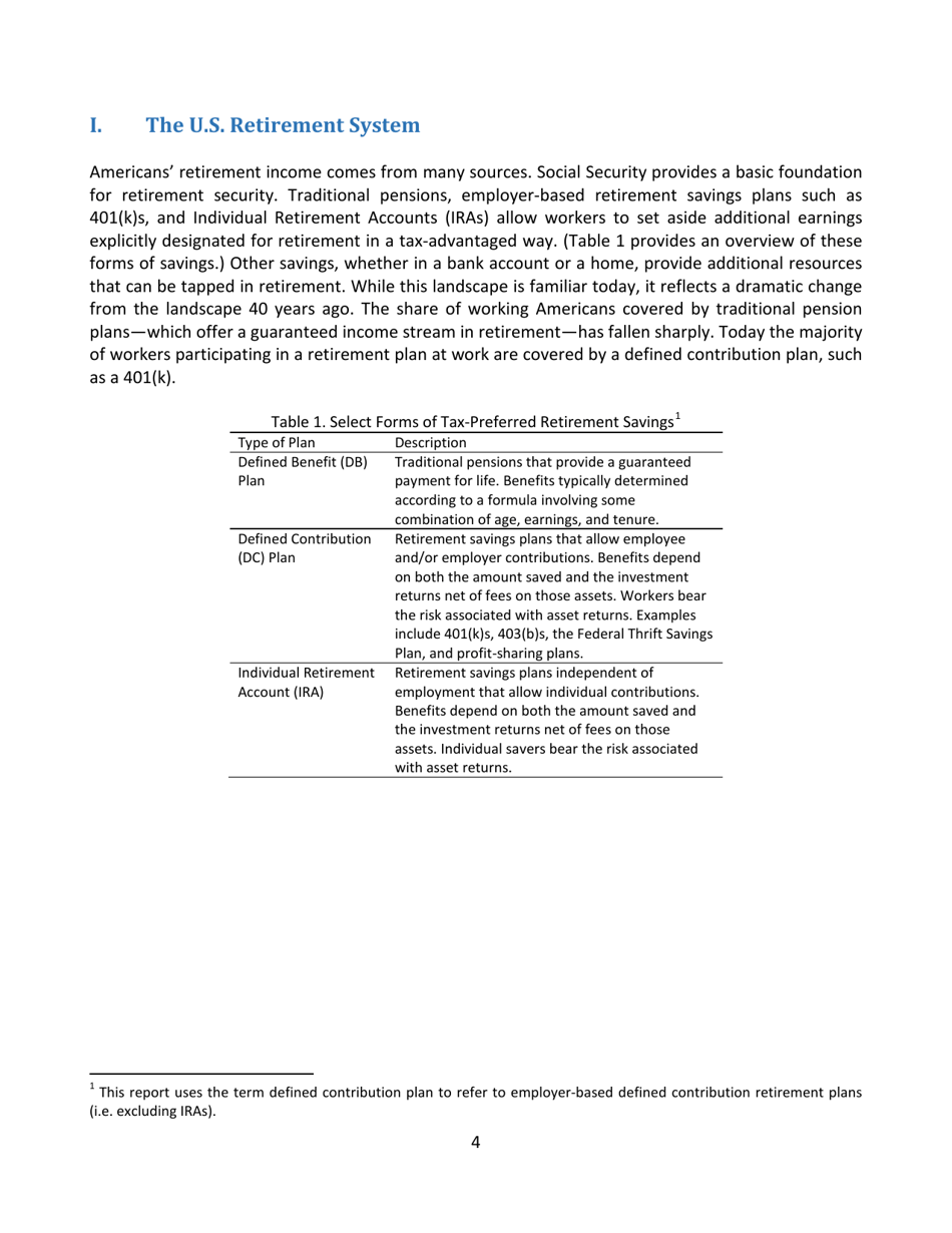 The Effects of Conflicted Investment Advice on Retirement Savings, Page 5