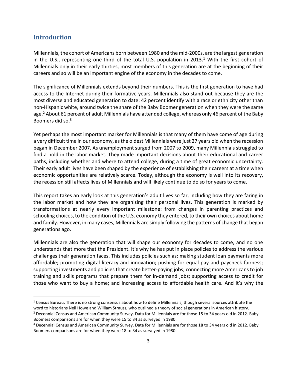 15 Economic Facts About Millennials - the Council of Economic Advisers, Page 3