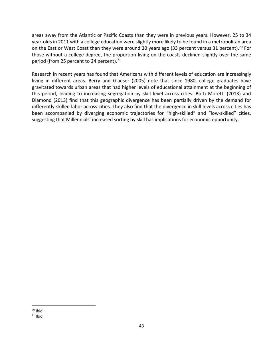 15 Economic Facts About Millennials - the Council of Economic Advisers, Page 43