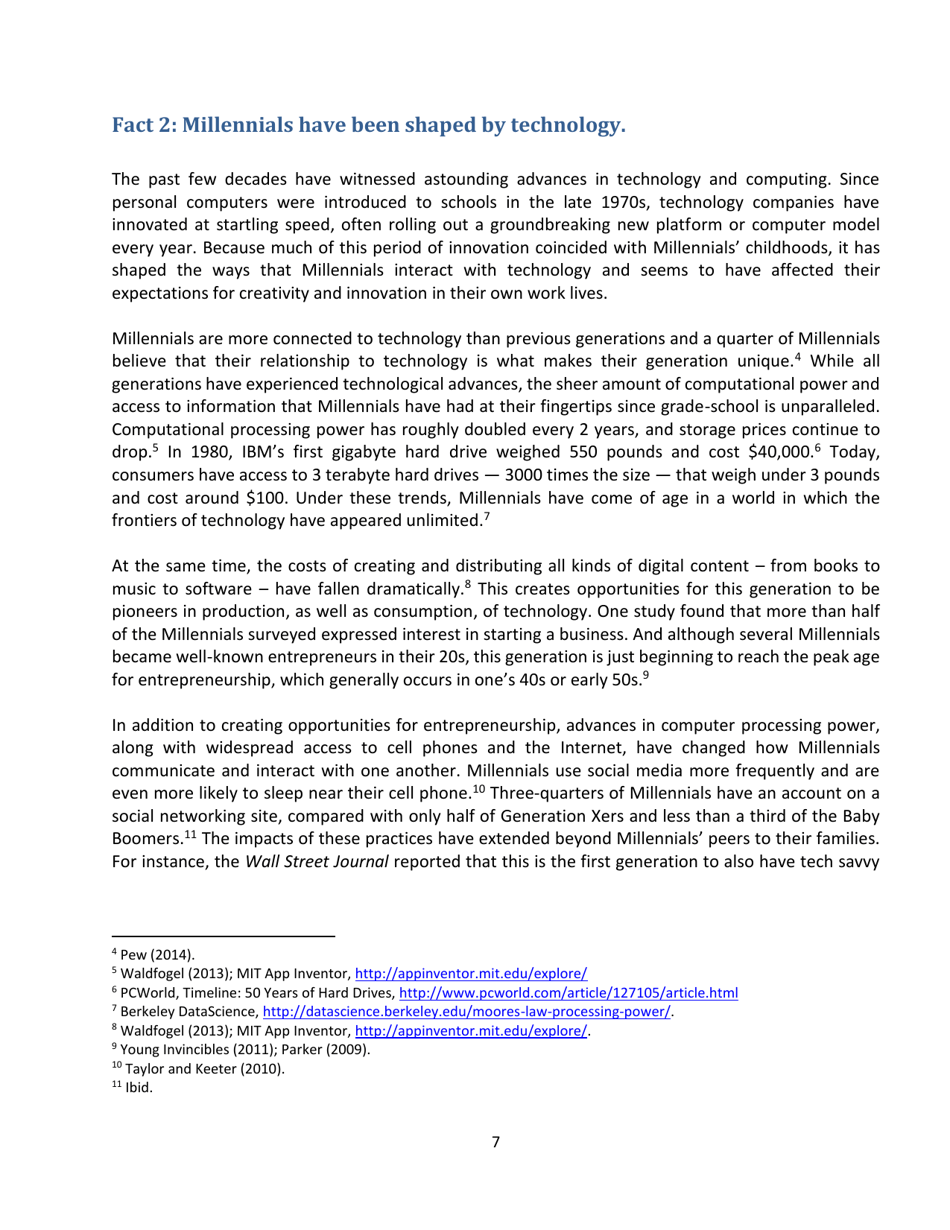 15 Economic Facts About Millennials - the Council of Economic Advisers, Page 7