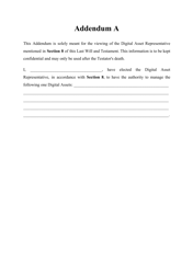 Last Will and Testament Template - Washington, Page 17